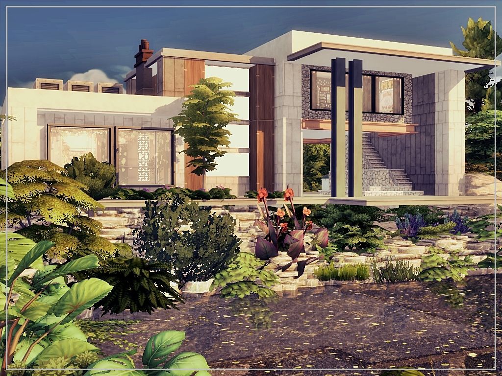 Lake Modern House mod for The Sims 4 