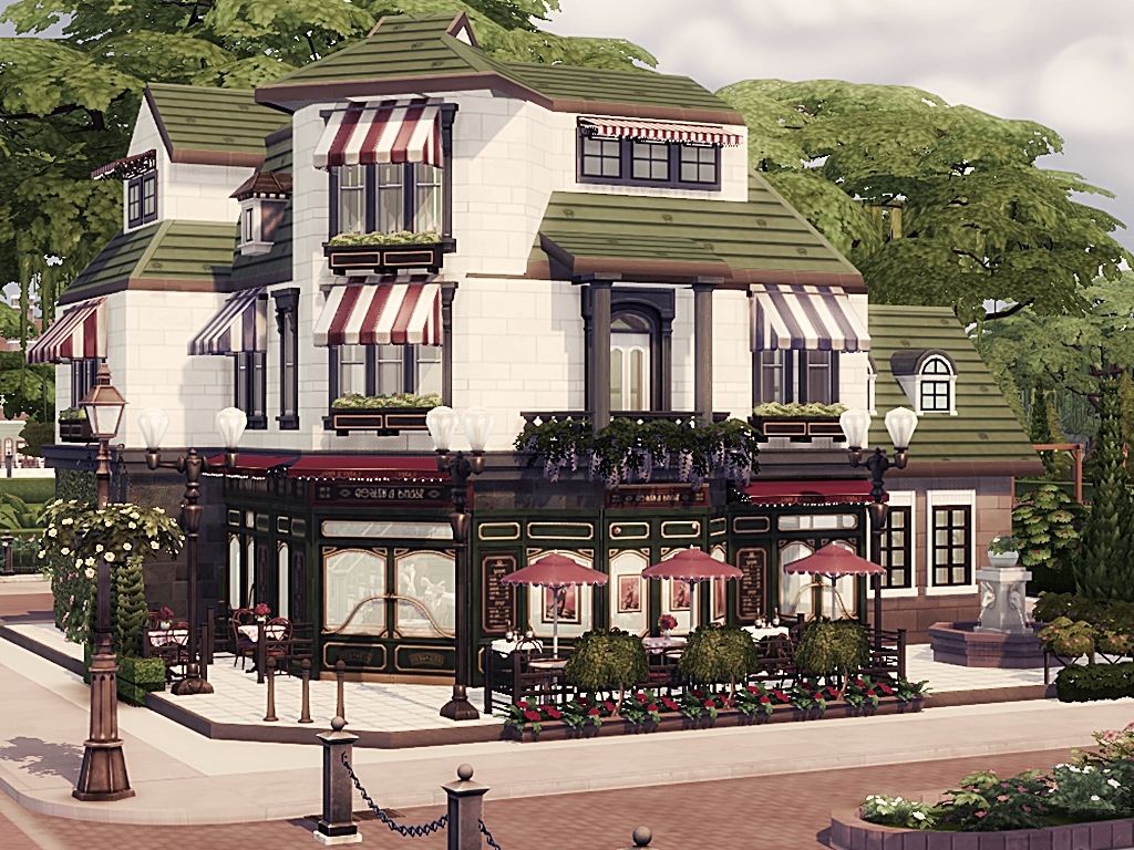 Giselle Cafe - Bistro mod for The Sims 4 
