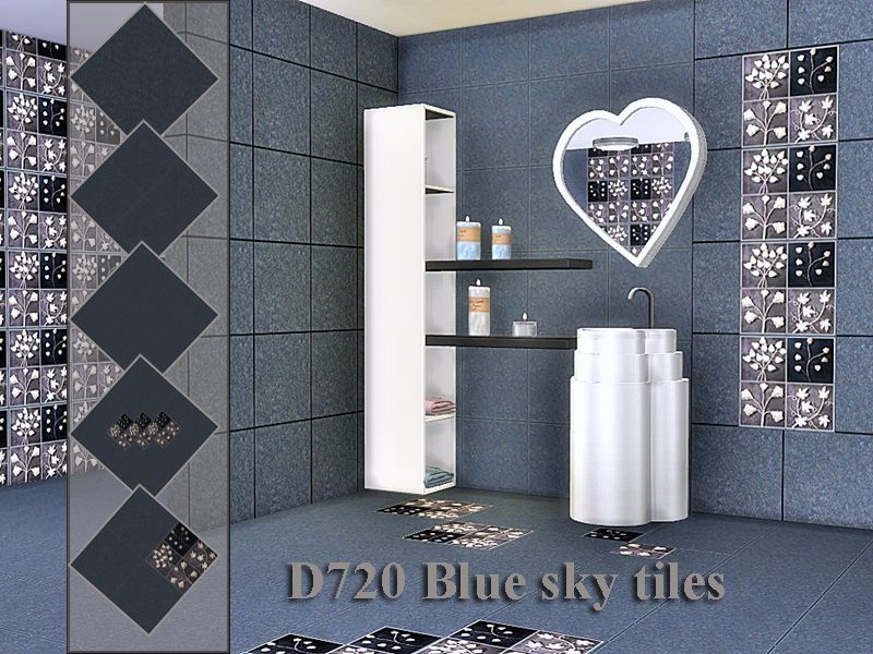 D720 Blue sky - set mod for The Sims 4 