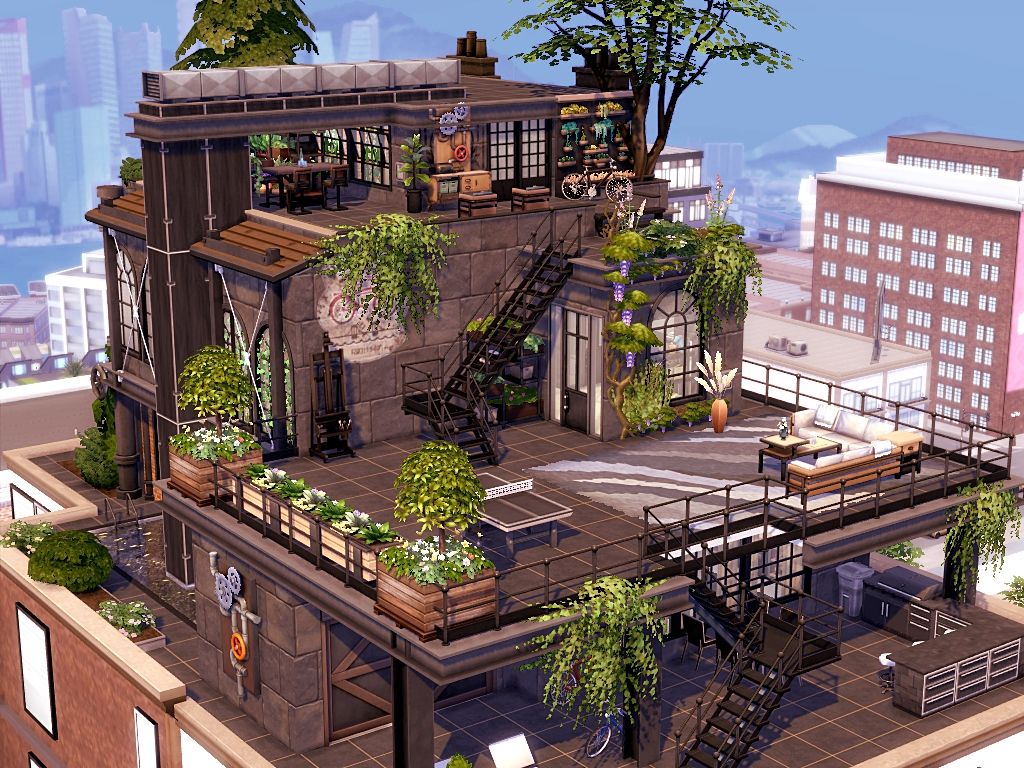 Industrial Loft mod for The Sims 4 