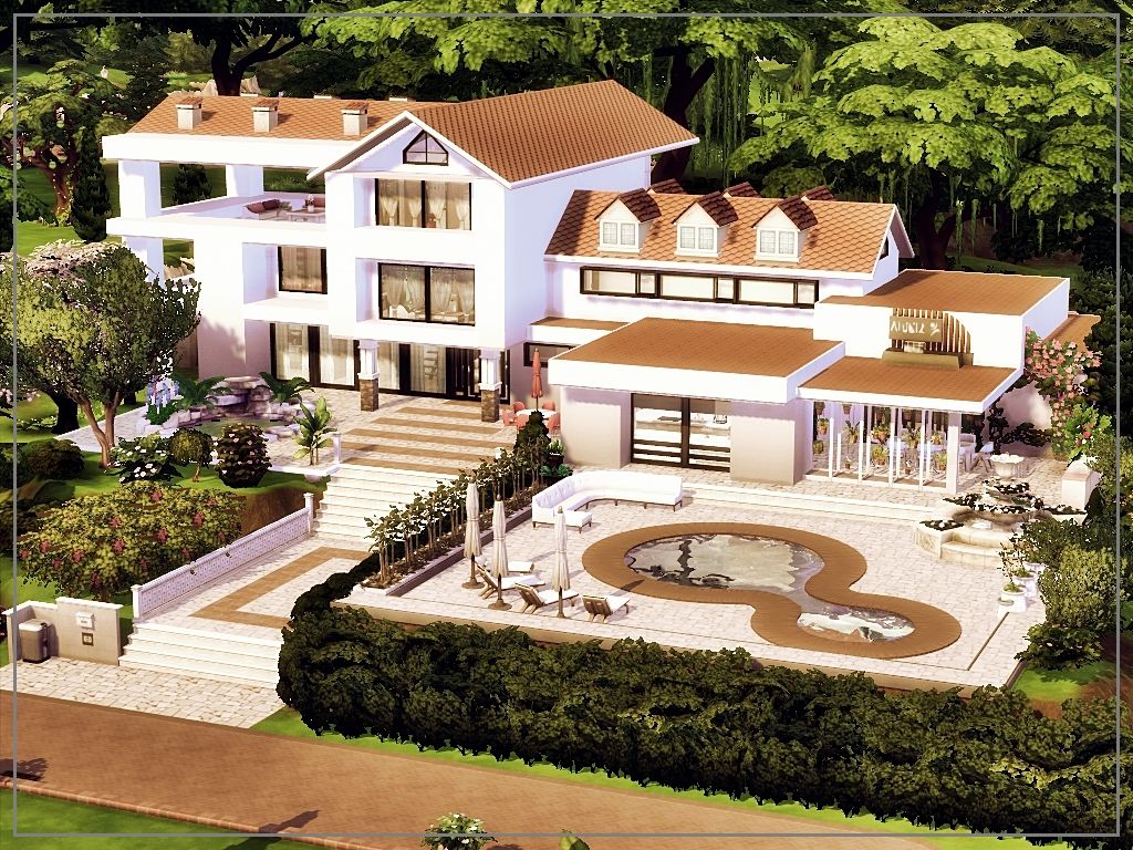 Luxury Modern Villa mod for The Sims 4 