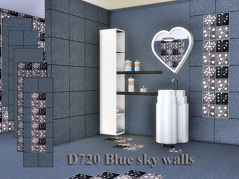 D720 Blue sky - set mod for The Sims 4 