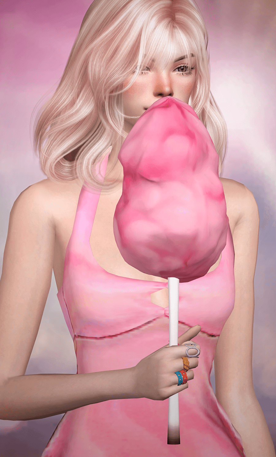 Cotton Candy mod for The Sims 4 