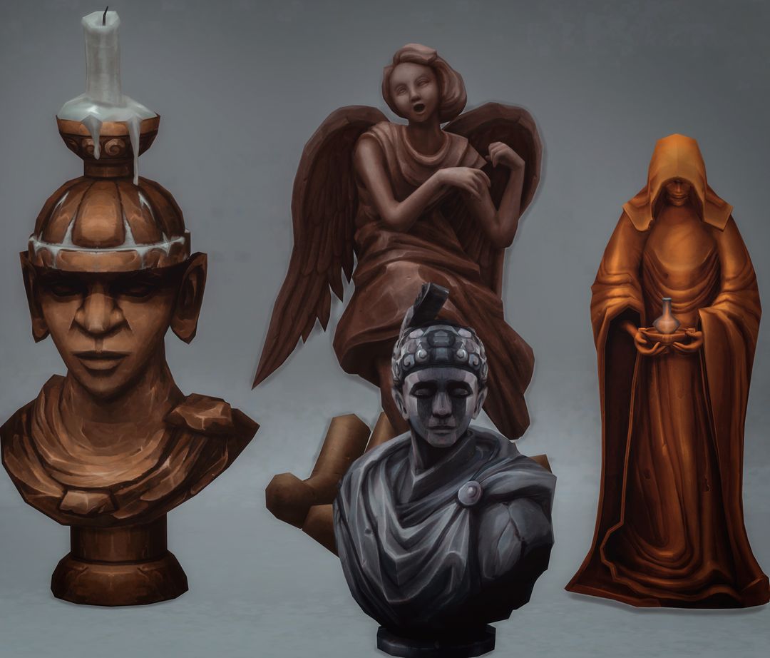 Busts - Sculptures Vintage Thoughts mod for The Sims 4 