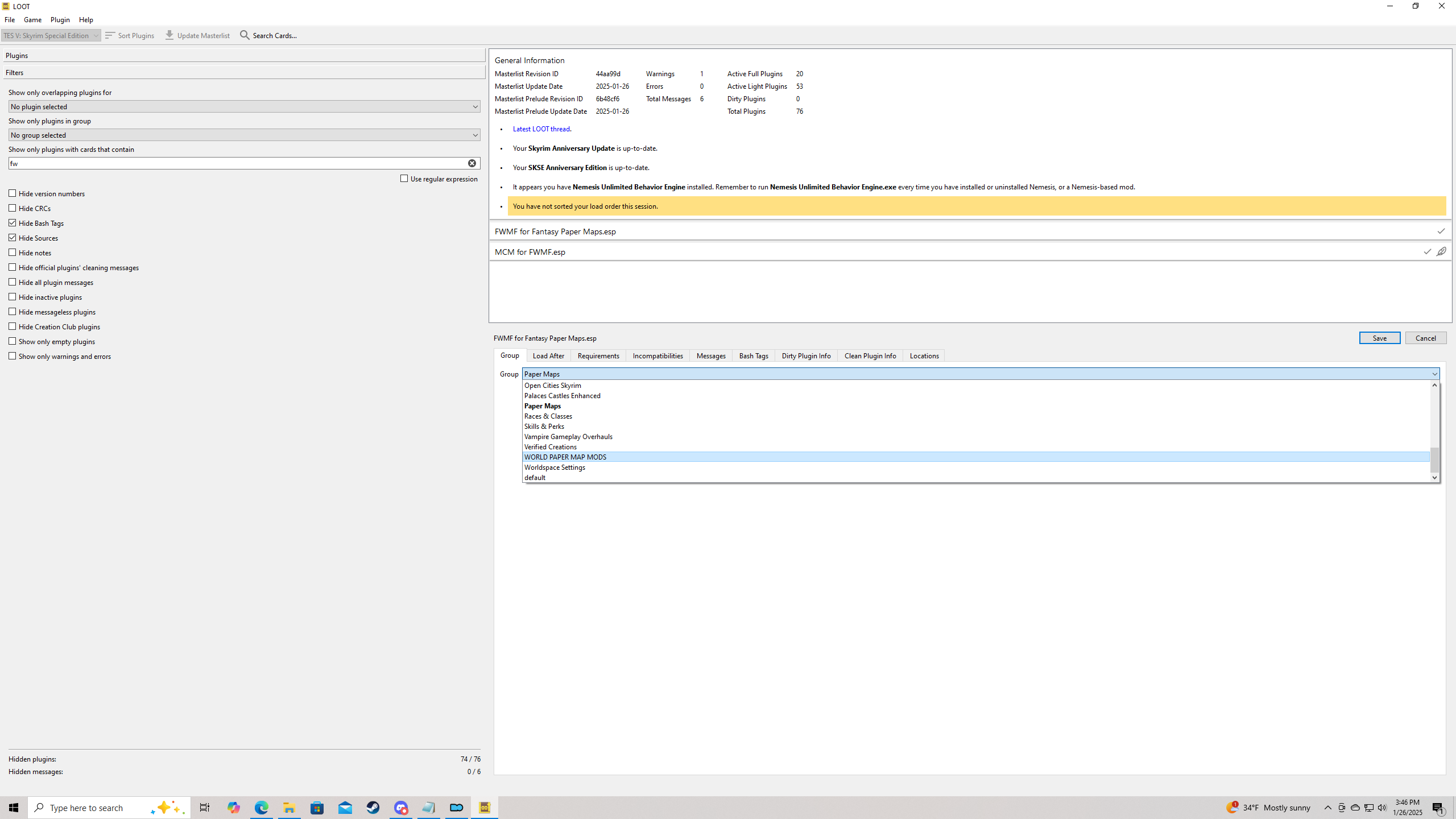 Solstheim Paper Map - Fantasy for FWMF mod for The Elder Scrolls V: Skyrim Special Edition
