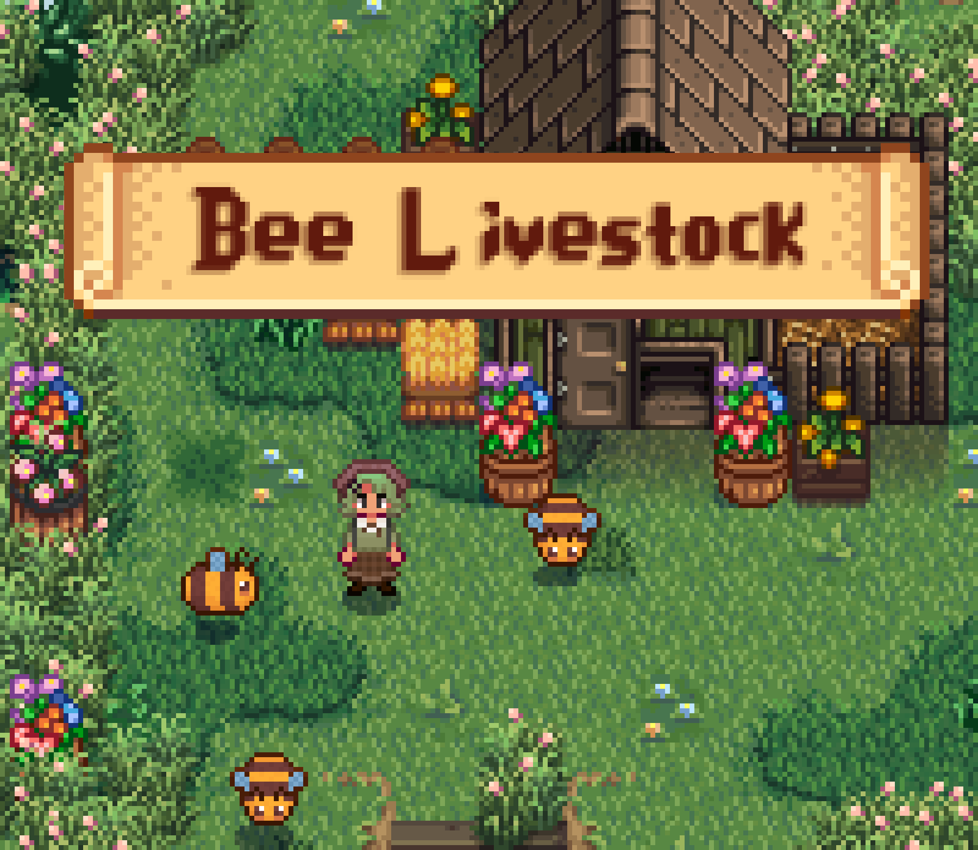 Bee Livestock mod for Stardew Valley