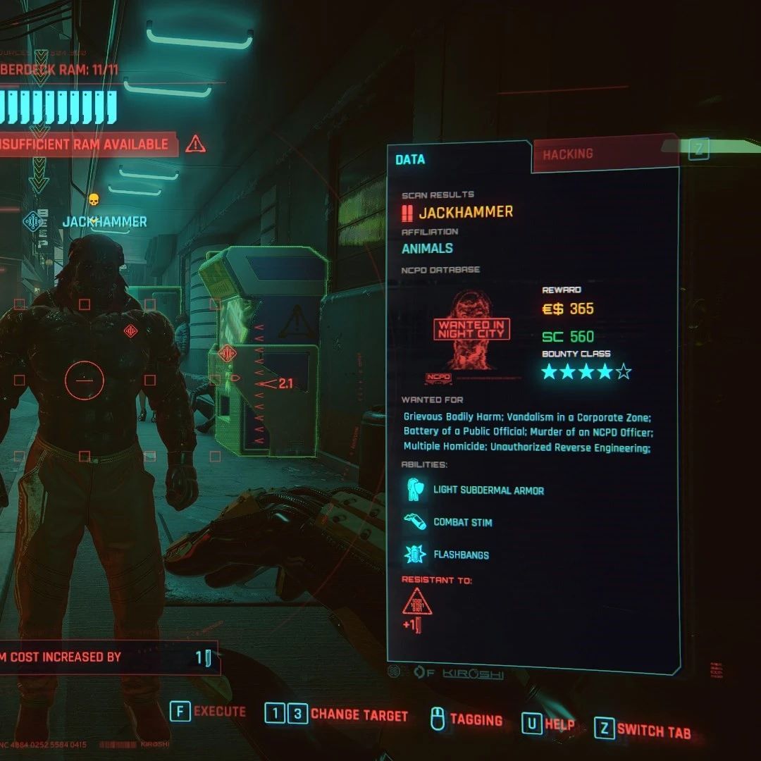 Bounty class stars bug fix mod for Cyberpunk 2077