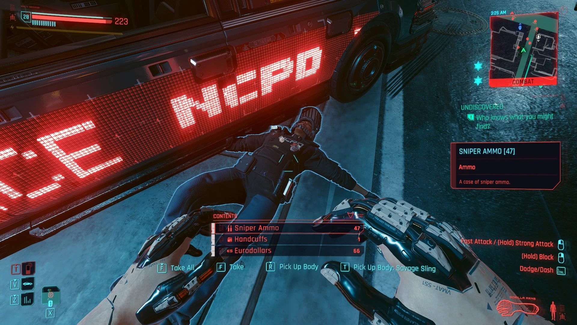 Extra Loot - NCPD and NPCs drop loot mod for Cyberpunk 2077