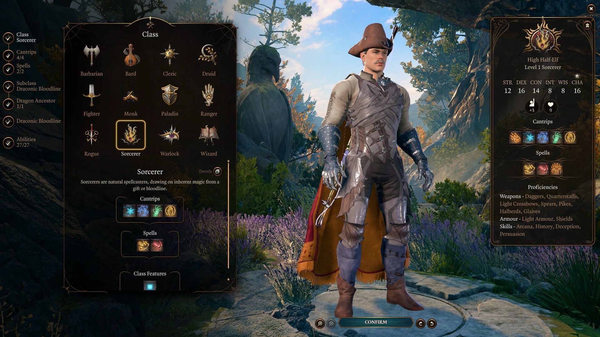 Respec spell (Change class menu) mod for Baldur's Gate 3