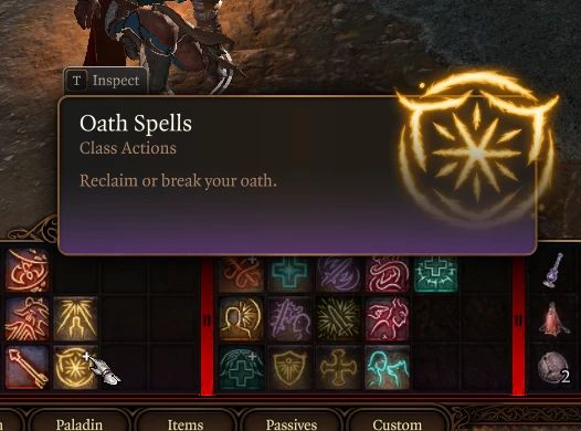 Reclaim or break your oath spells (Paladin-Oathbreaker) mod for Baldur's Gate 3