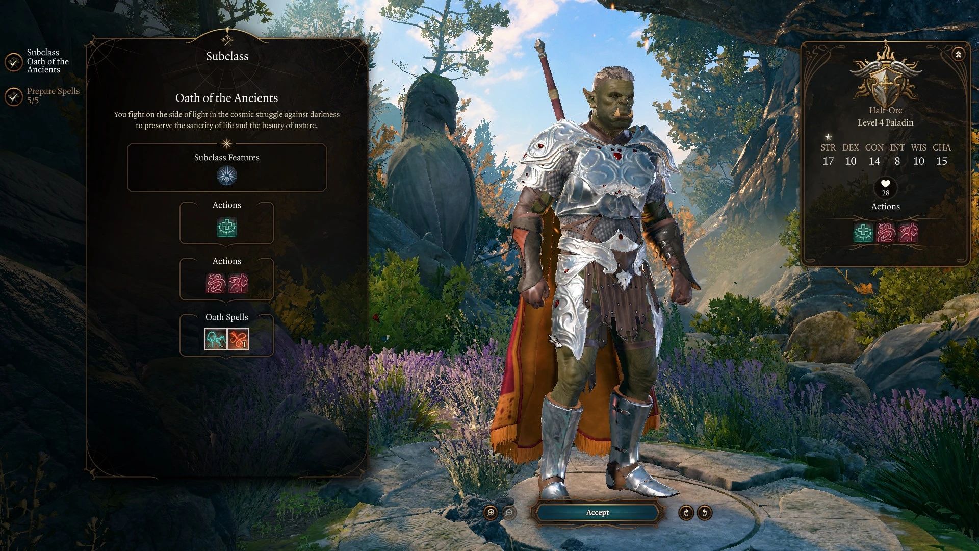 Reclaim or break your oath spells (Paladin-Oathbreaker) mod for Baldur's Gate 3