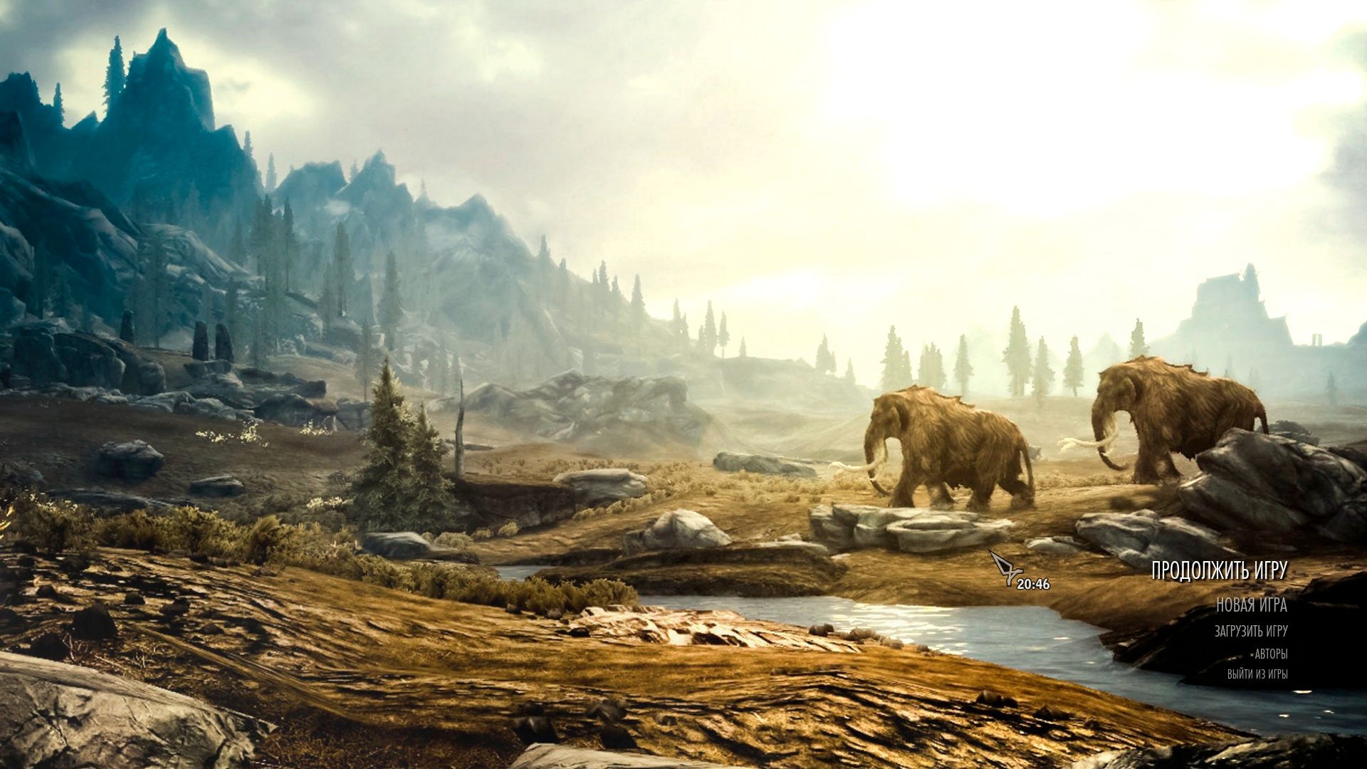 Skyrim 50 HD New Main Menu Collection mod for The Elder Scrolls V: Skyrim Special Edition