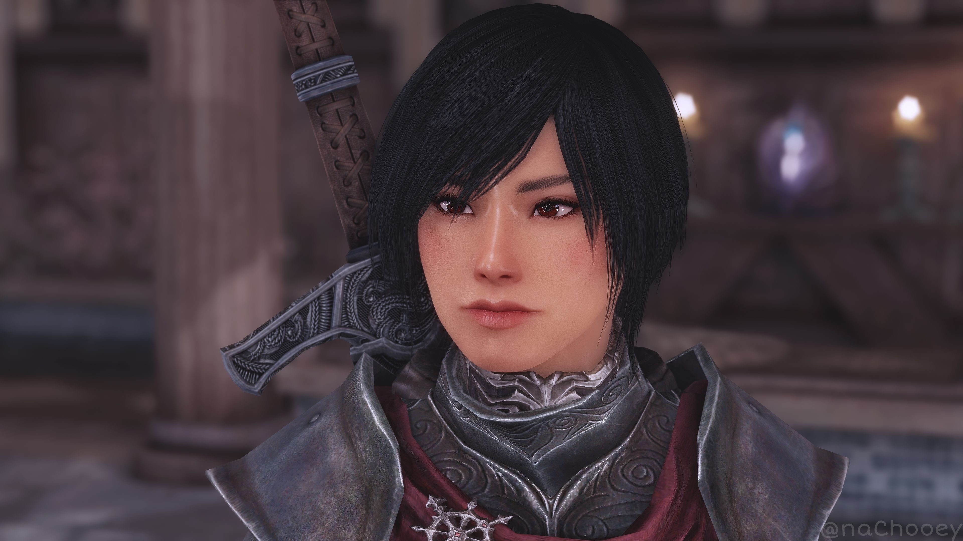 Hiraya Brows for High Poly Head mod for The Elder Scrolls V: Skyrim Special Edition