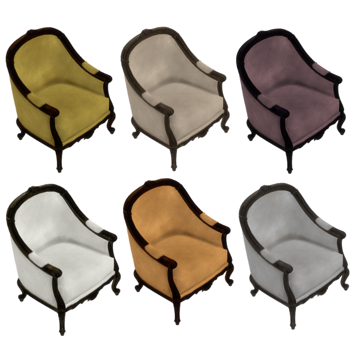 Antique Armchair mod for The Sims 4 