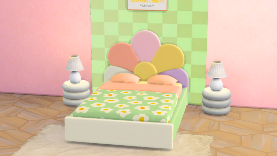 Spring Flower Bed mod for The Sims 4 