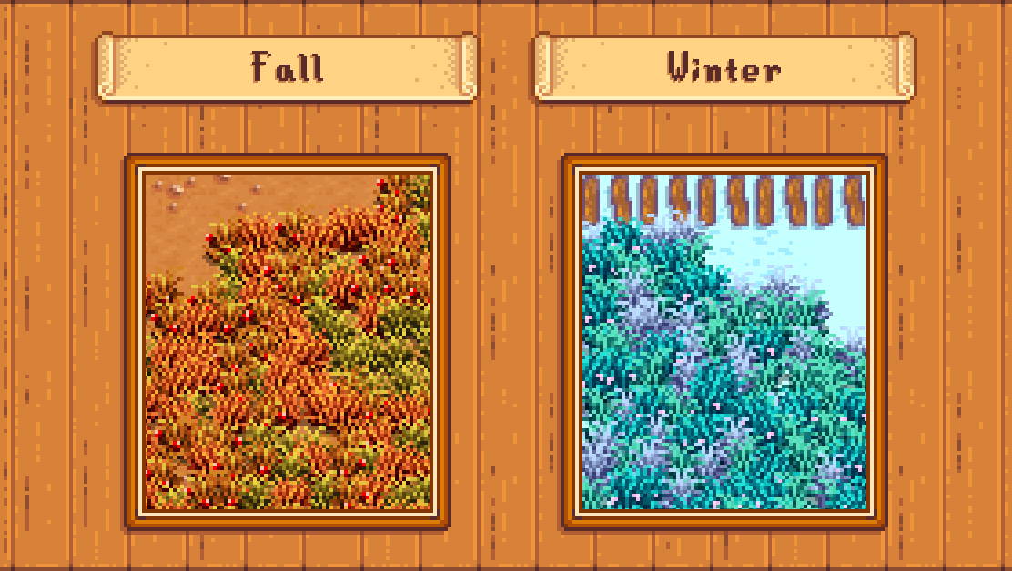 Elle's Grass Replacement mod for Stardew Valley