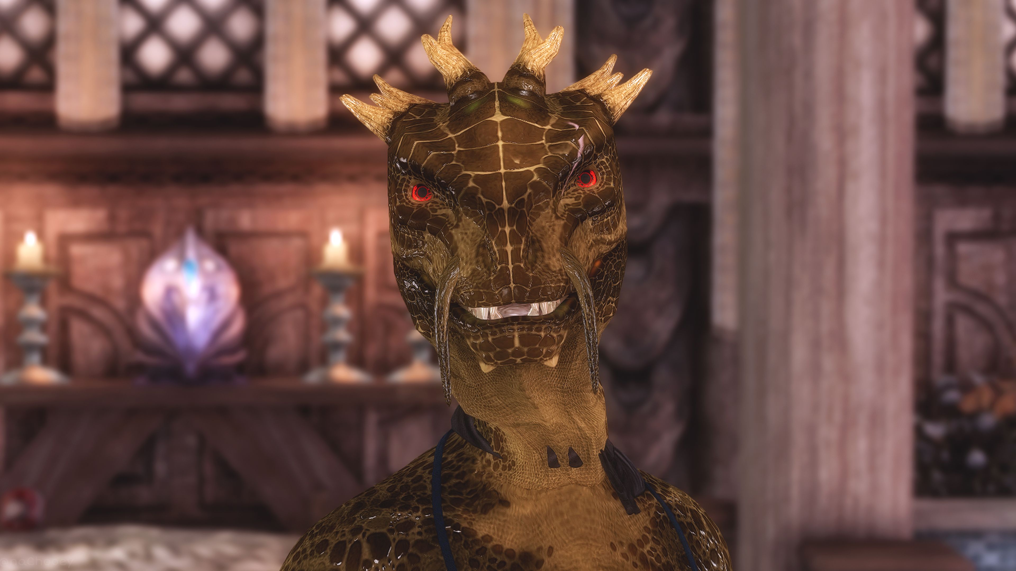 Aquatic Elegance - Argonian Koi Whiskers - Proper RaceMenu Integration mod for The Elder Scrolls V: Skyrim Special Edition