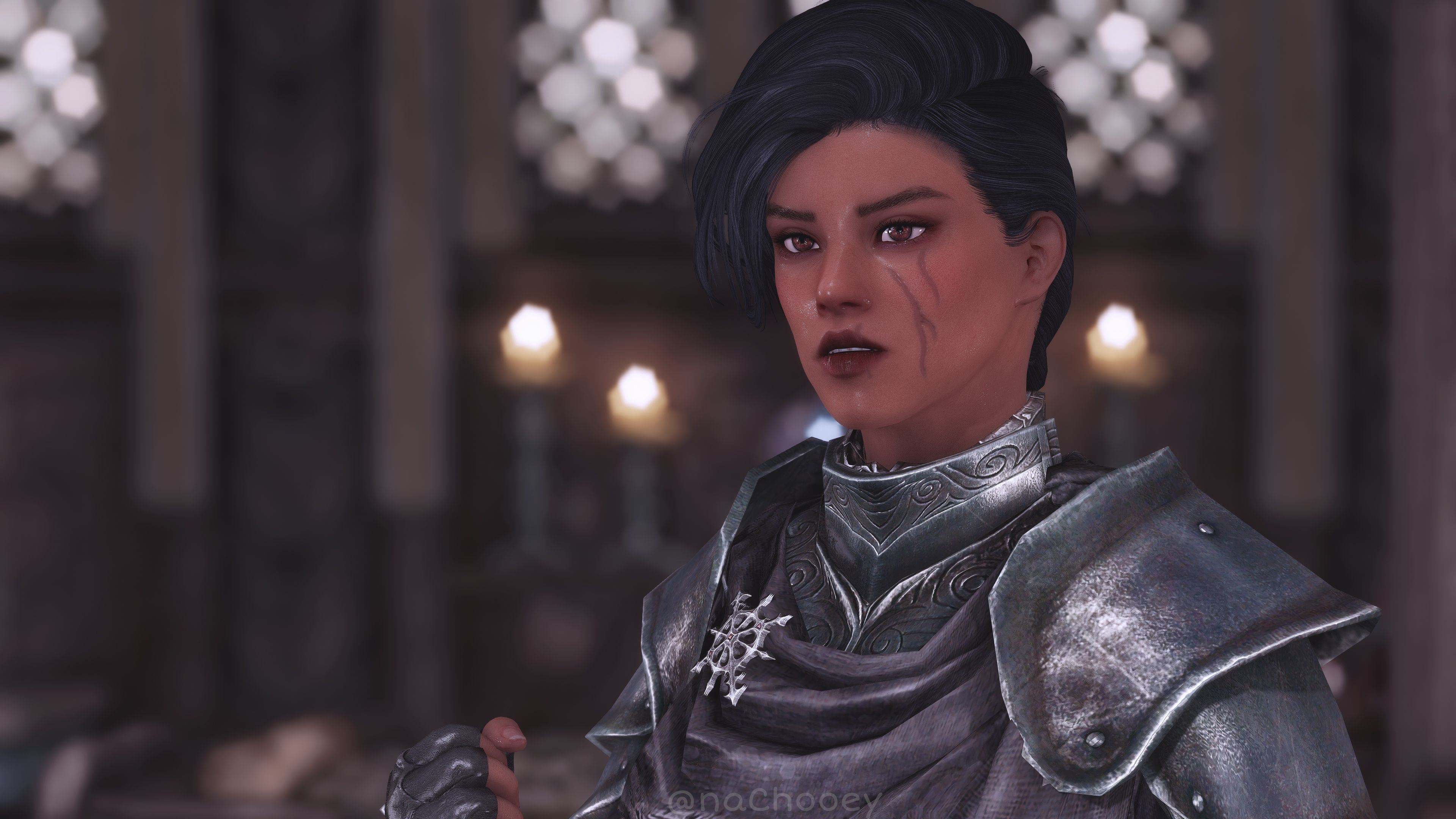 Kyoe's Bang'n Brows for High Poly Head - COTR - UBE mod for The Elder Scrolls V: Skyrim Special Edition