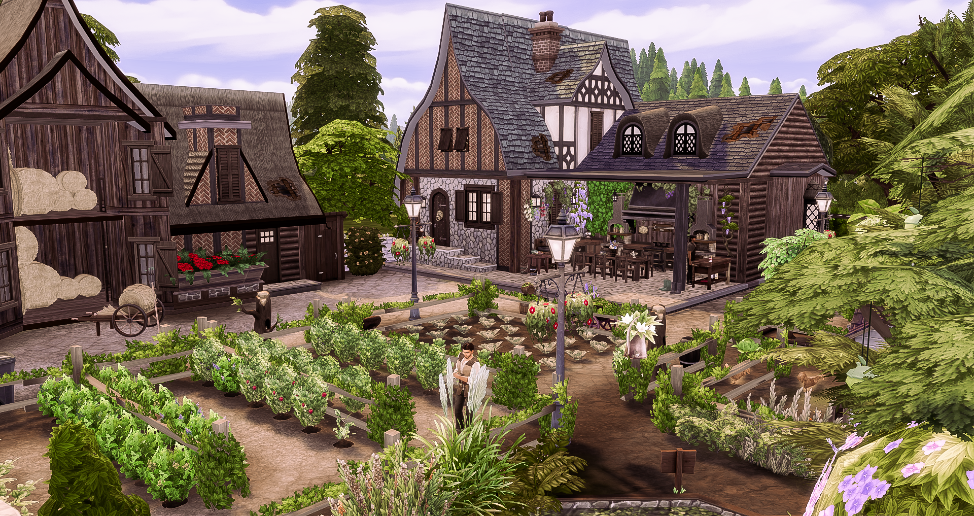 Medieval Farm (GGM Exclusive) mod for The Sims 4 