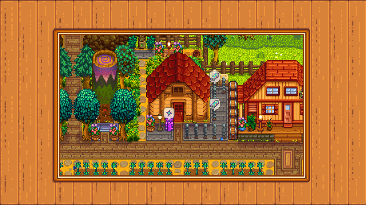 Elle's Seasonal Vanilla Buildings mod for Stardew Valley