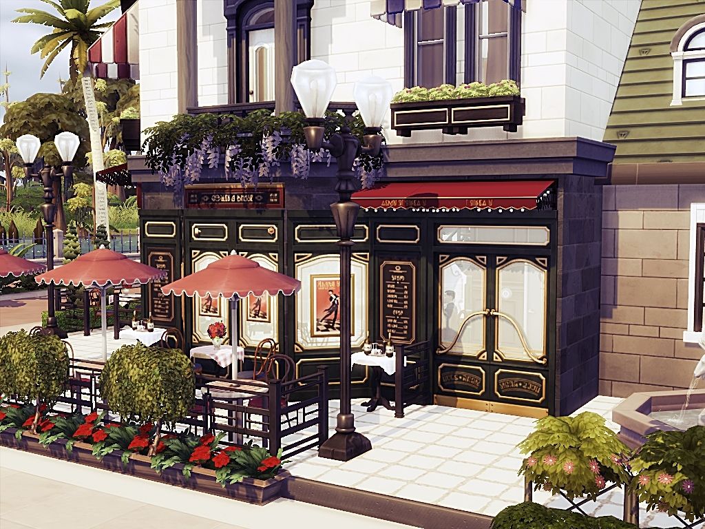 Giselle Cafe - Bistro mod for The Sims 4 
