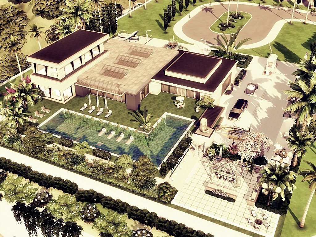 Rock Star Villa mod for The Sims 4 