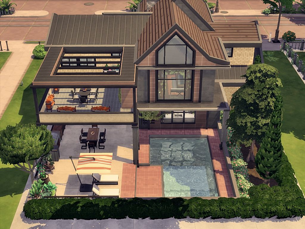 Villa Thomas mod for The Sims 4 