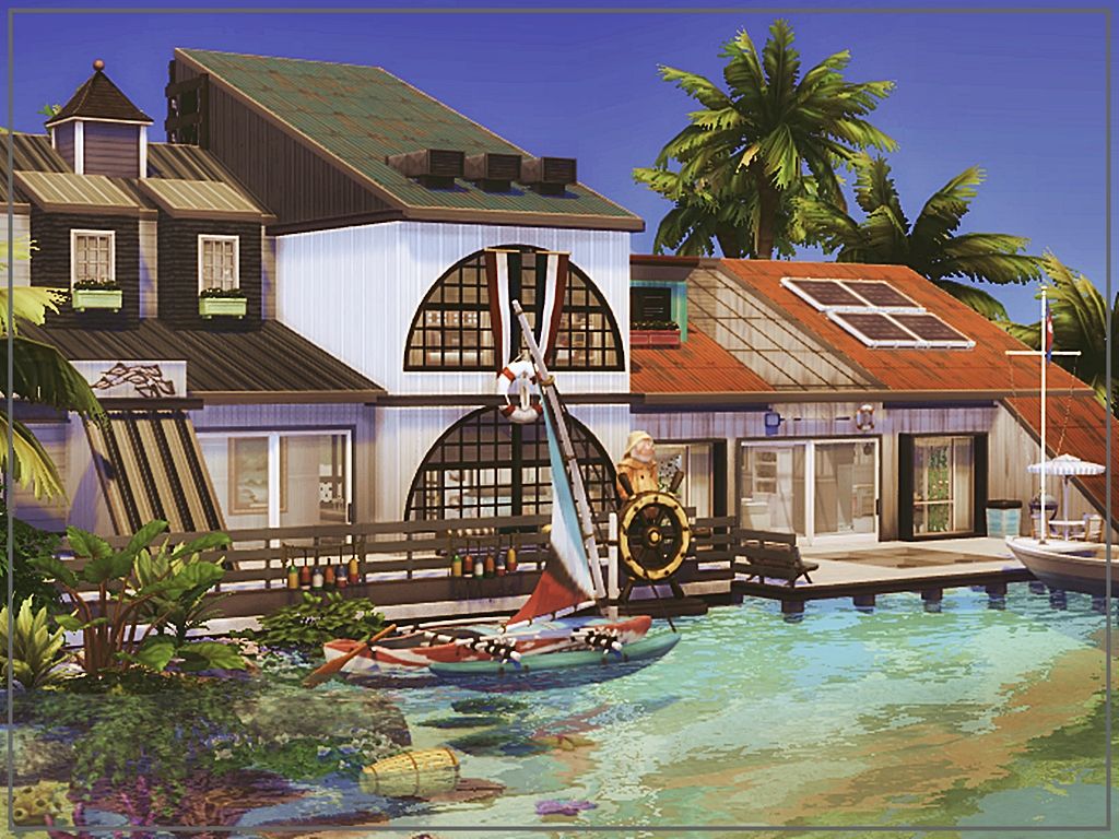 Fisherman's hut mod for The Sims 4 