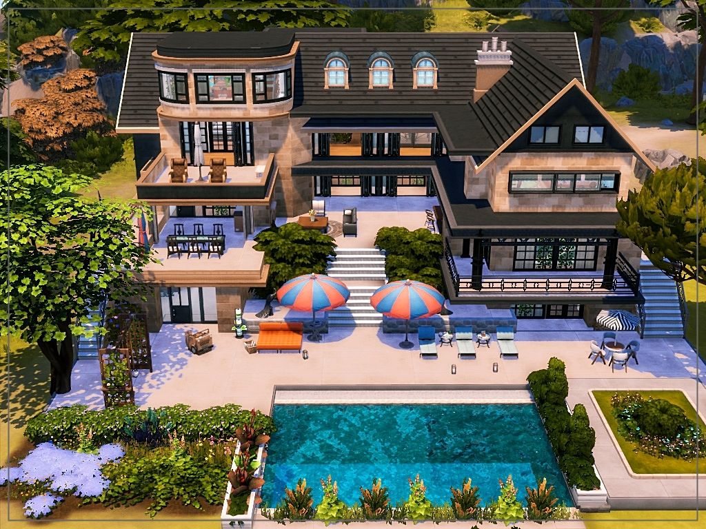 Ocean Villa mod for The Sims 4 
