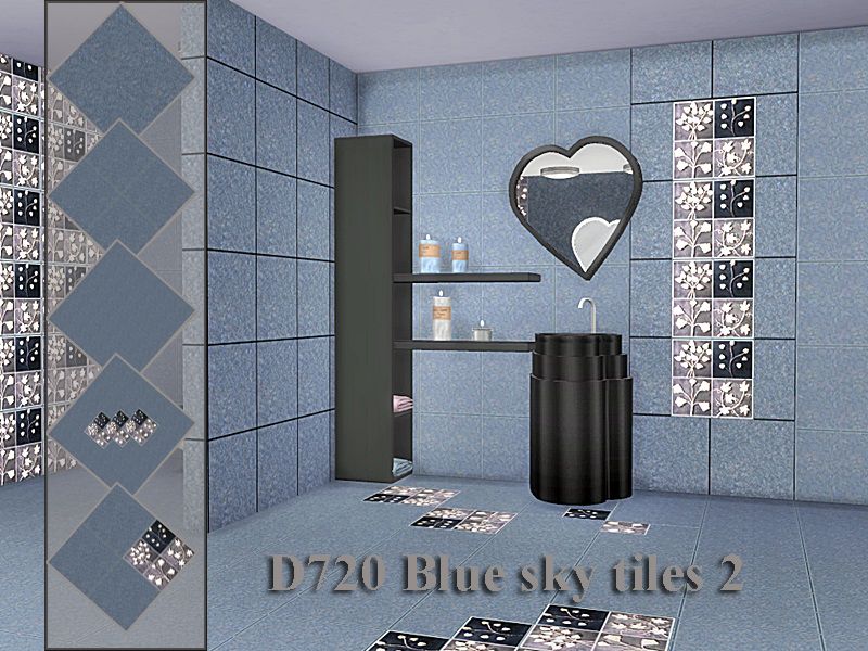 D720 Blue sky - set mod for The Sims 4 