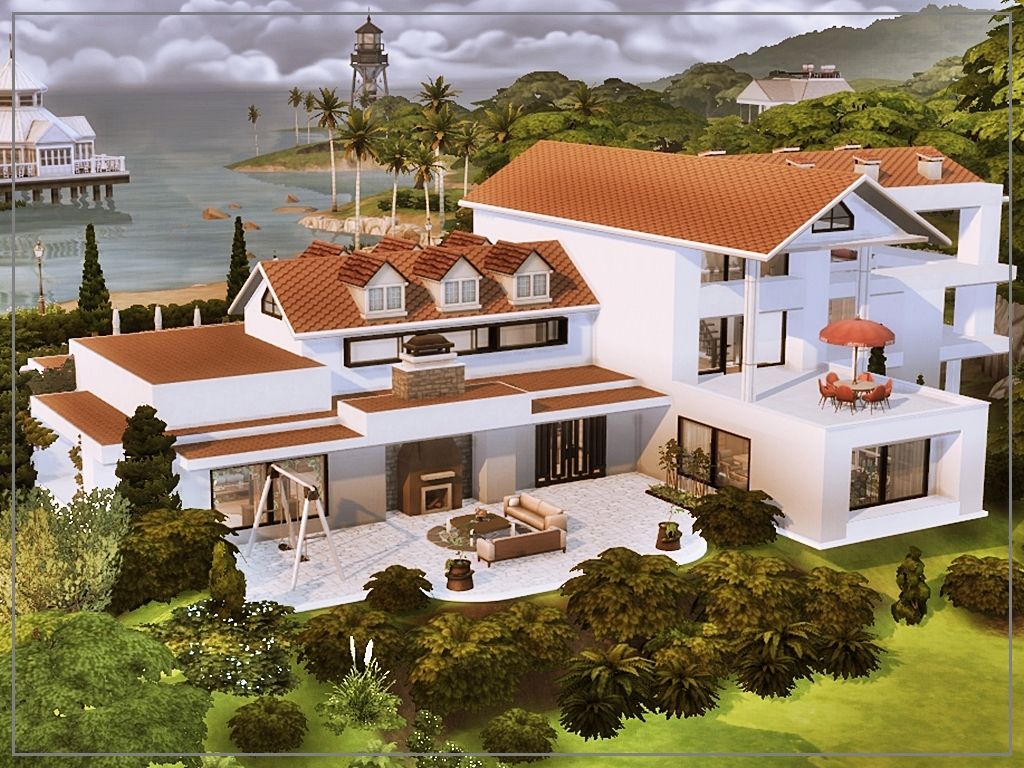 Luxury Modern Villa mod for The Sims 4 