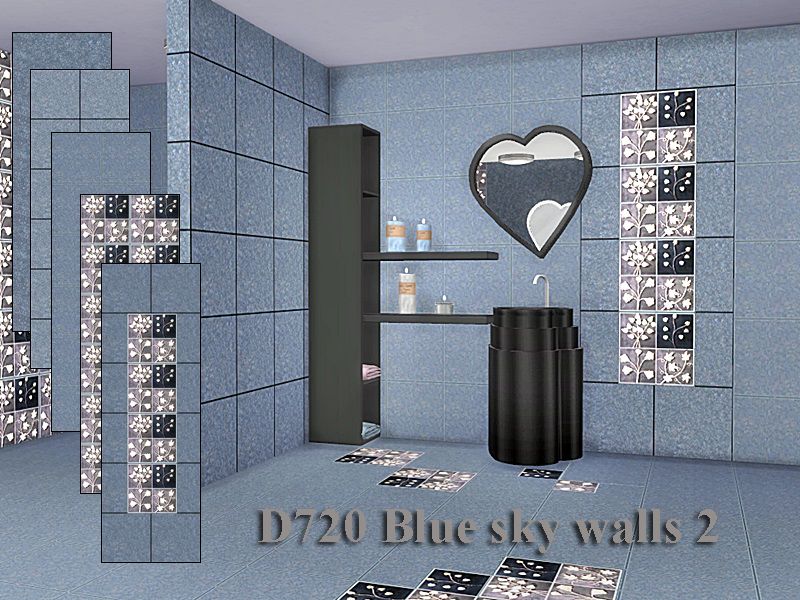 D720 Blue sky - set mod for The Sims 4 