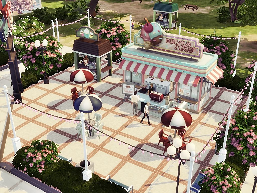 Amusement park mod for The Sims 4 