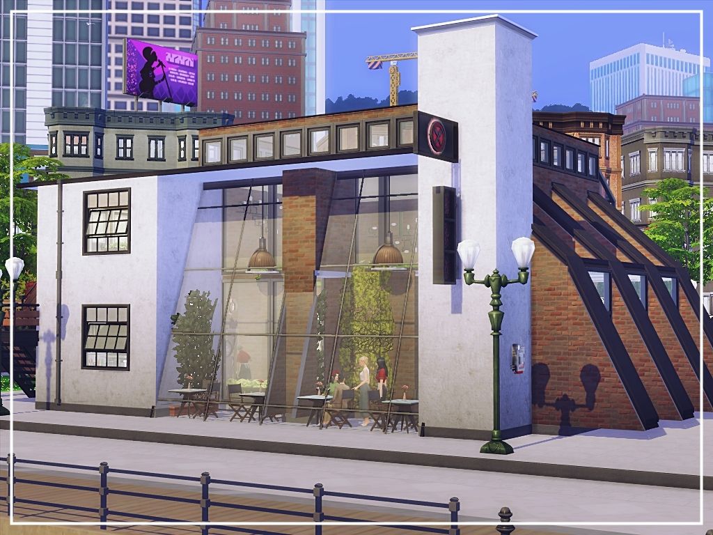 Green Restaurant mod for The Sims 4 