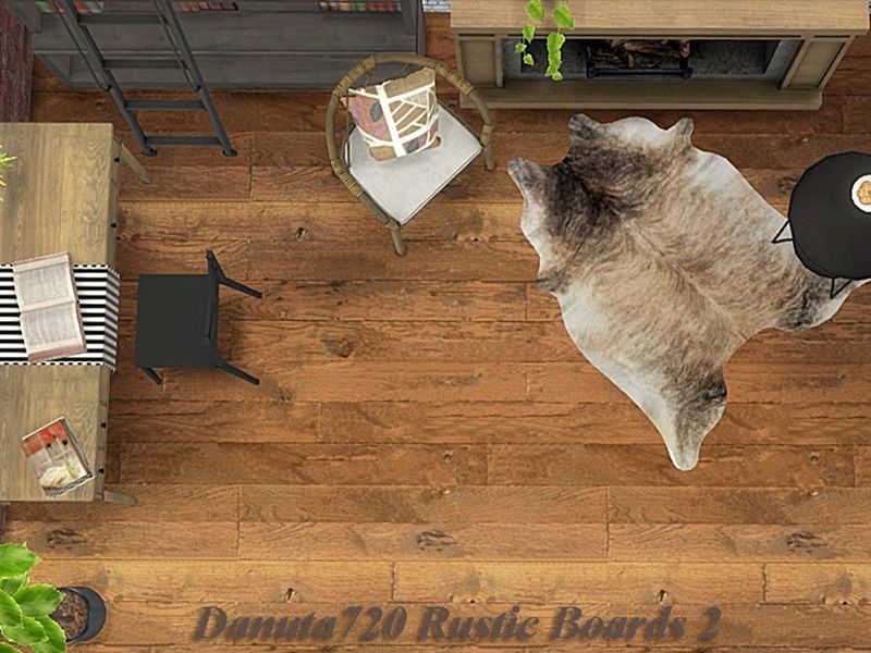 Rustic Boards 2 mod for The Sims 4 