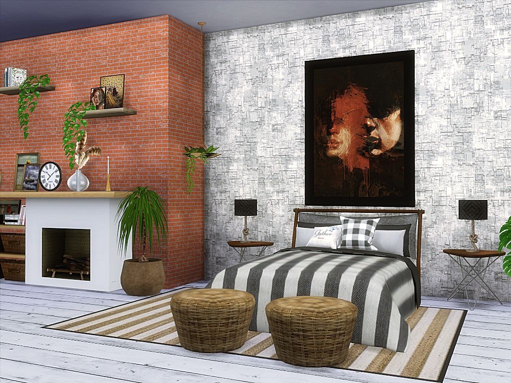 Loft walls 2 mod for The Sims 4 