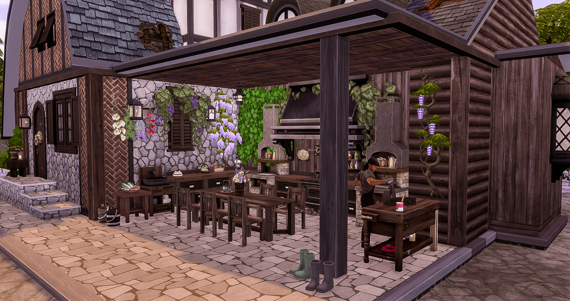 Medieval Farm (GGM Exclusive) mod for The Sims 4 