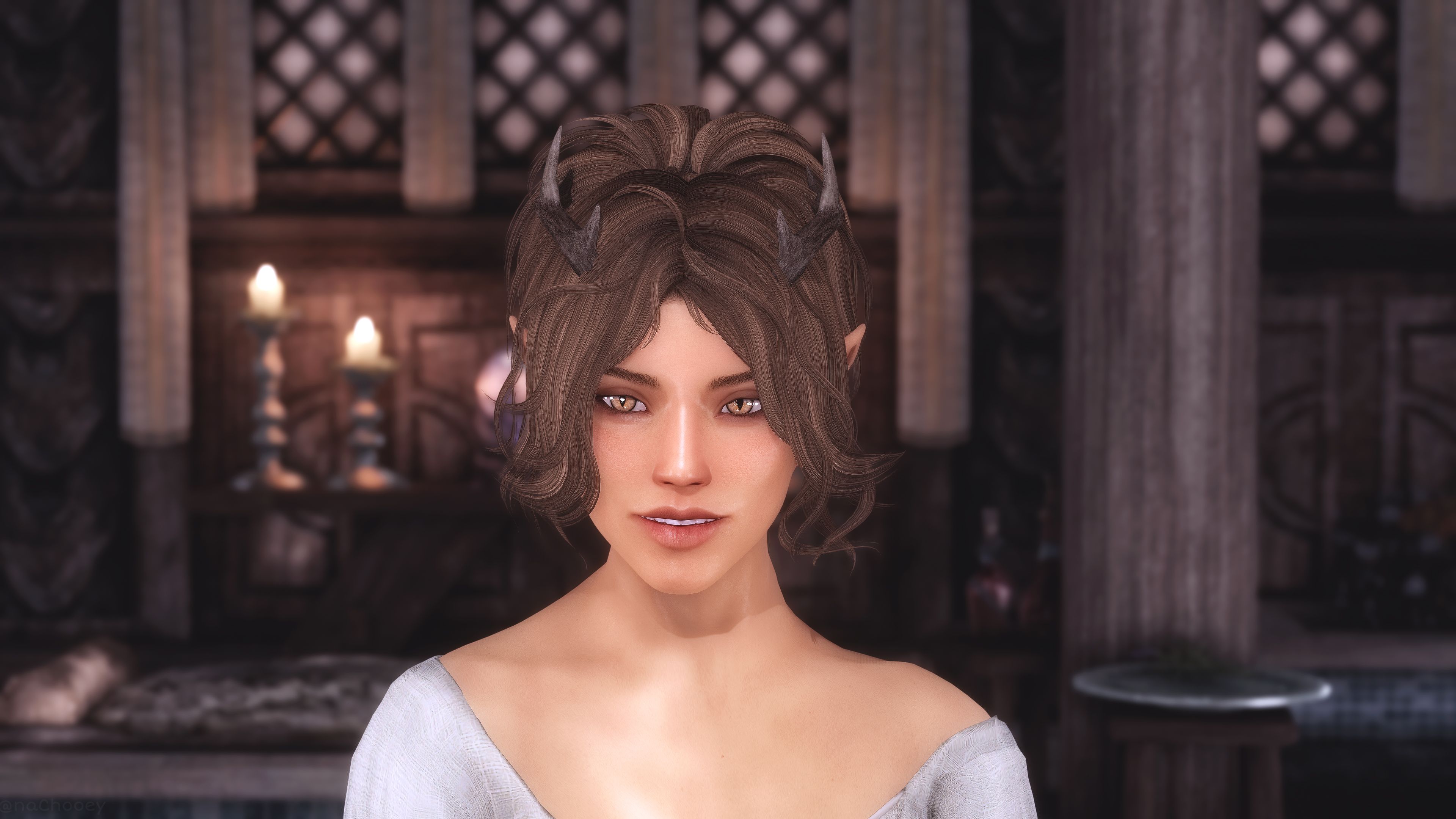 Cuyi's Bosmeri Antlers - Proper RaceMenu Integration mod for The Elder Scrolls V: Skyrim Special Edition