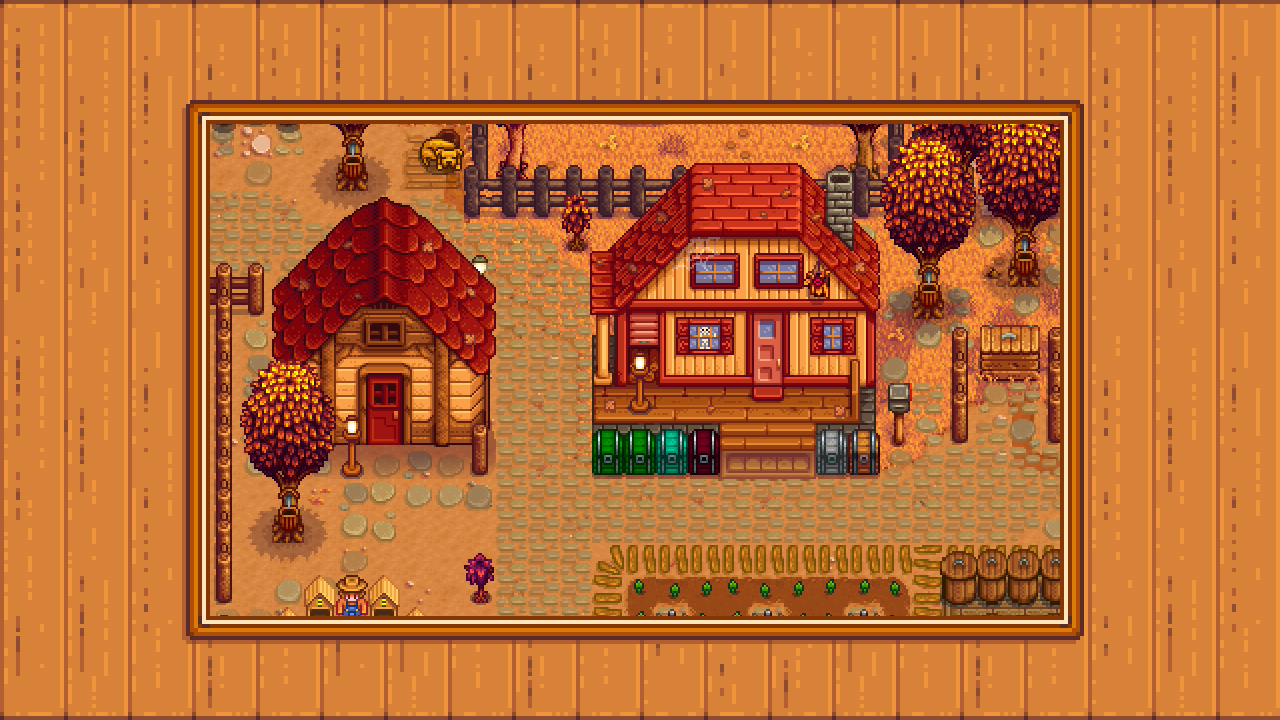 Elle's Seasonal Vanilla Buildings mod for Stardew Valley