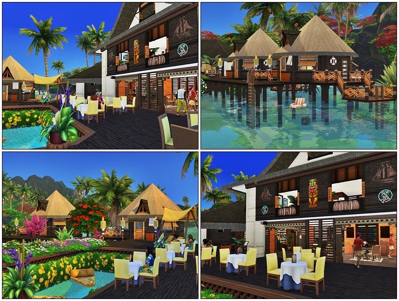 Hotel Sun Shine mod for The Sims 4 