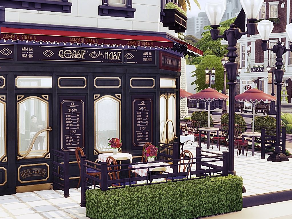 Giselle Cafe - Bistro mod for The Sims 4 