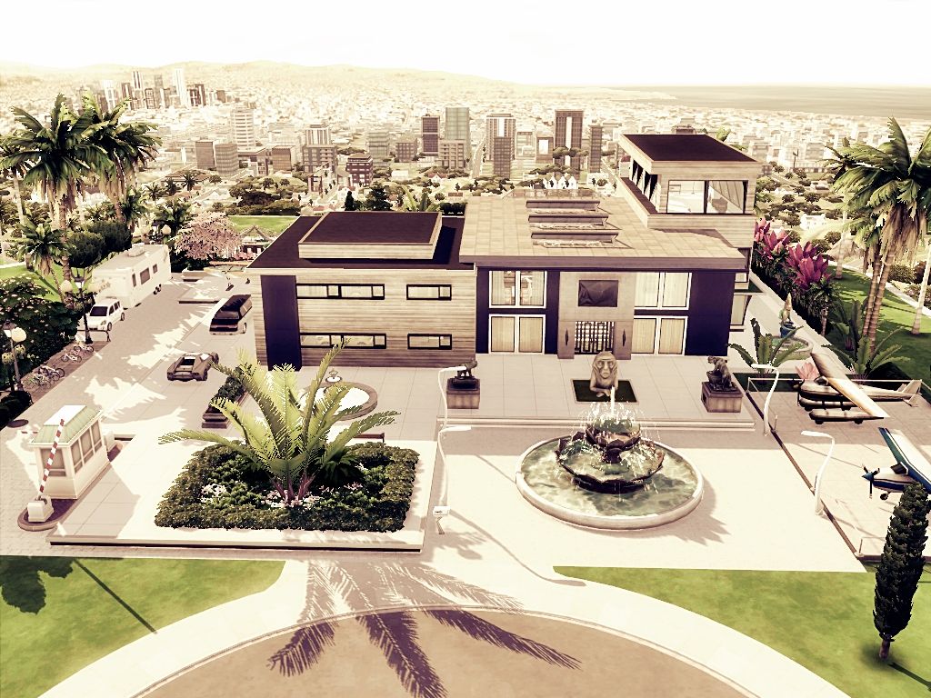 Rock Star Villa mod for The Sims 4 