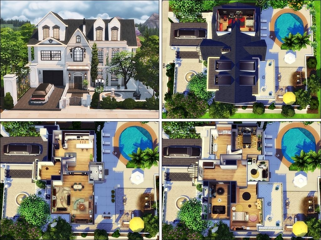City Residence mod for The Sims 4 