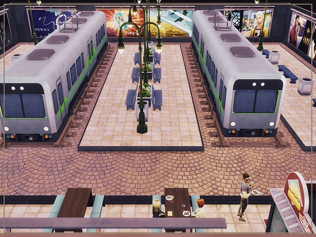 London street mod for The Sims 4 