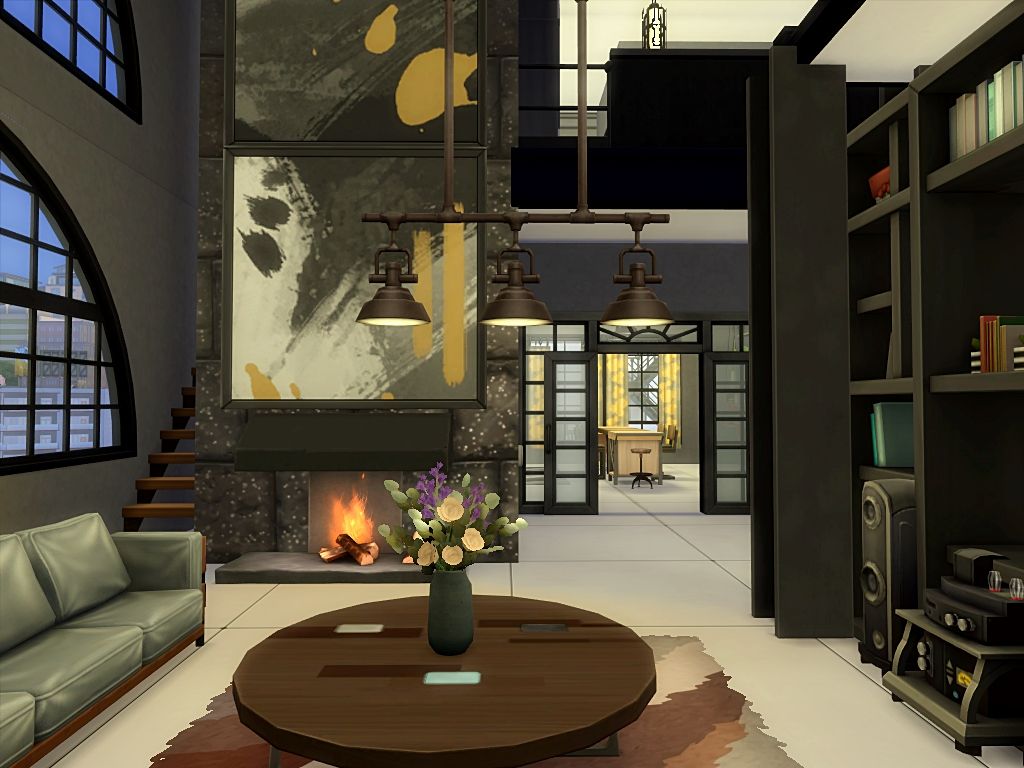 Industrial Loft mod for The Sims 4 