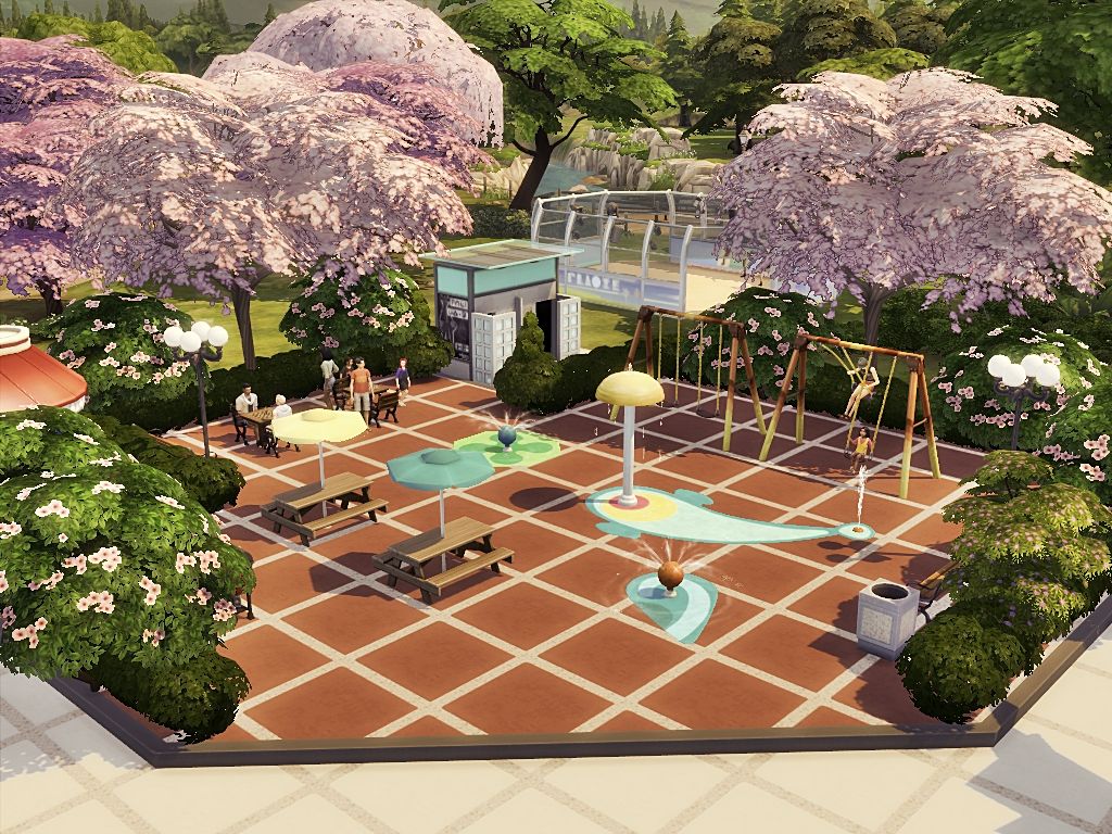 Amusement park mod for The Sims 4 