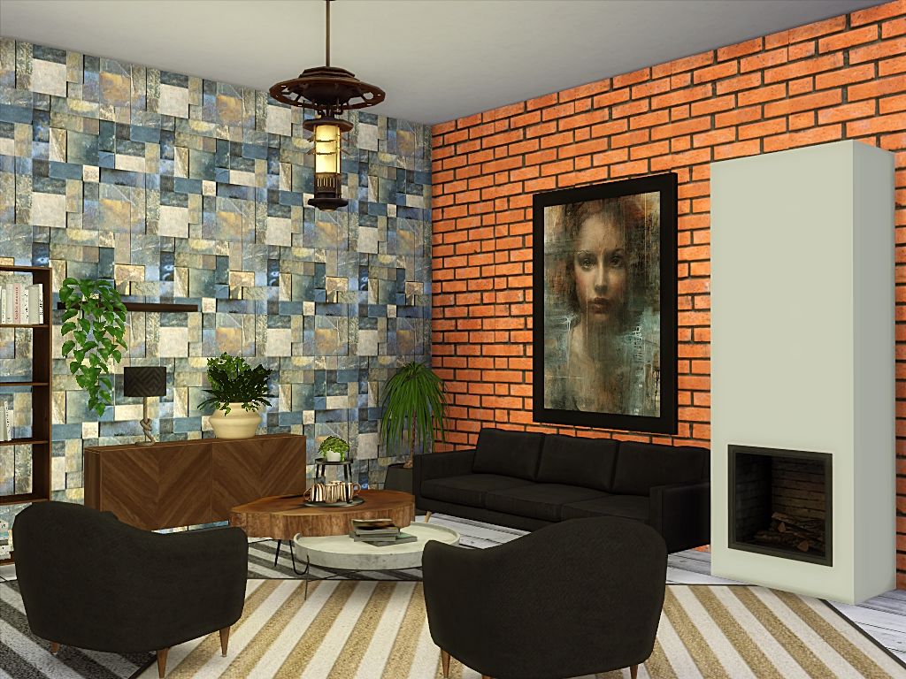 Loft walls 2 mod for The Sims 4 