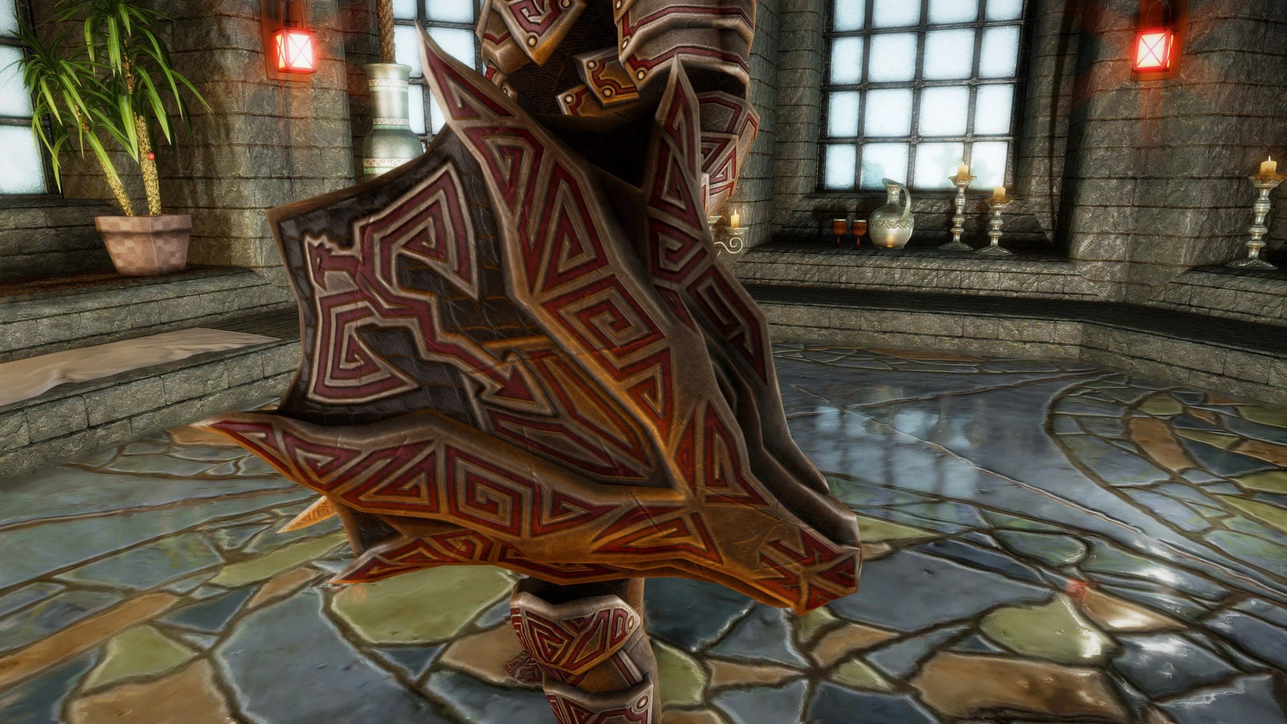 Dragonblood Etched Armor (Dragon Carved Recolor) mod for The Elder Scrolls V: Skyrim Special Edition