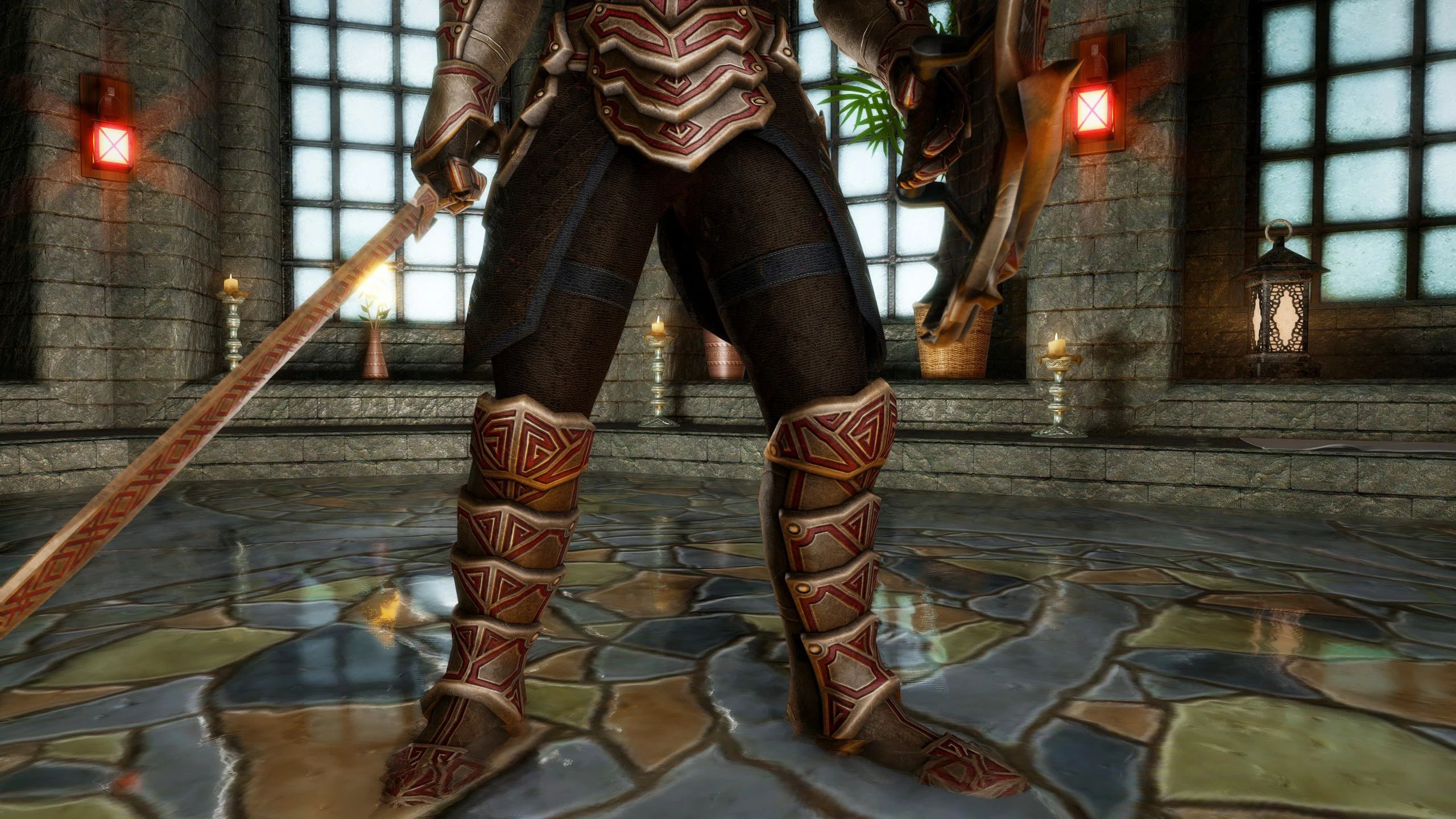 Dragonblood Etched Armor (Dragon Carved Recolor) mod for The Elder Scrolls V: Skyrim Special Edition