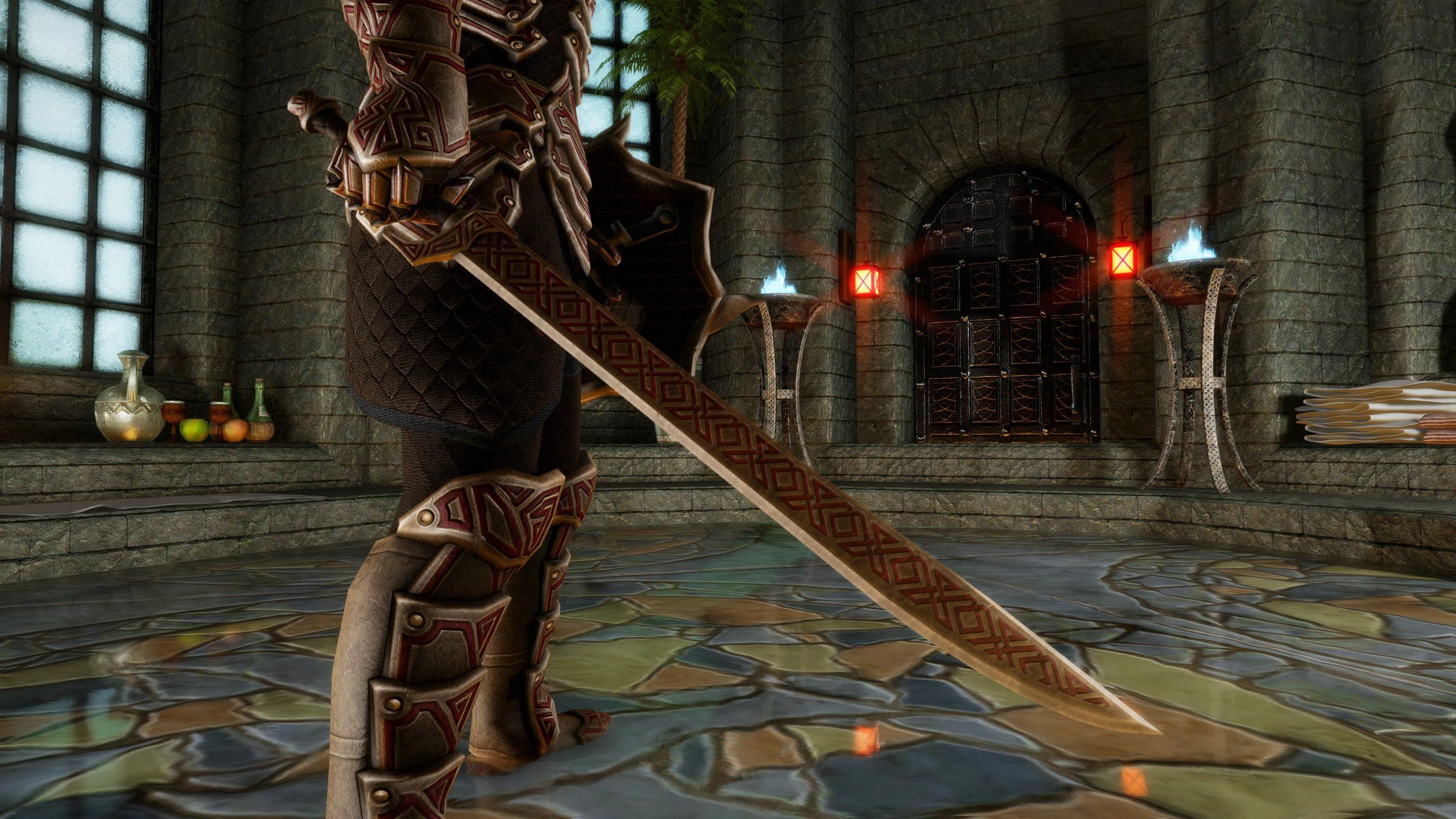 Dragonblood Etched Armor (Dragon Carved Recolor) mod for The Elder Scrolls V: Skyrim Special Edition